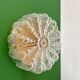 Vintage glass moulded globe wall/ceiling light.