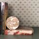 Pair of vintage marble bookends
