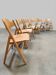 Chaises pliantes en bois de nouvelle conception modèle SE18 Egon Eiermann