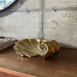 Empty pocket scallop in brass from the 50s