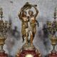 garniture de cheminée en trois pièces