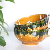 Set of two bowls, Pottery Maine, Vintage