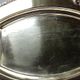 Small vintage brass tray with a floral design, Louis XVI style.