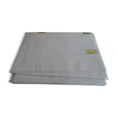 Flat sheet mestizo linen cotton "blue flower" 310 x 220
