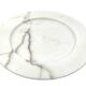 White Carrara marble centerpiece / plate, Up&Up Italy, 1970s