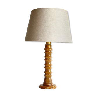 Geometric lamp onyx vintage stone