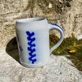 Alsatian stoneware beer mug