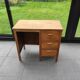 Small wooden desk three drawers