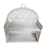 Rattan shelf