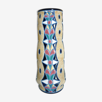 Vase céramique art déco, années 20/30, signé Amphora (Rép.Tchéque)