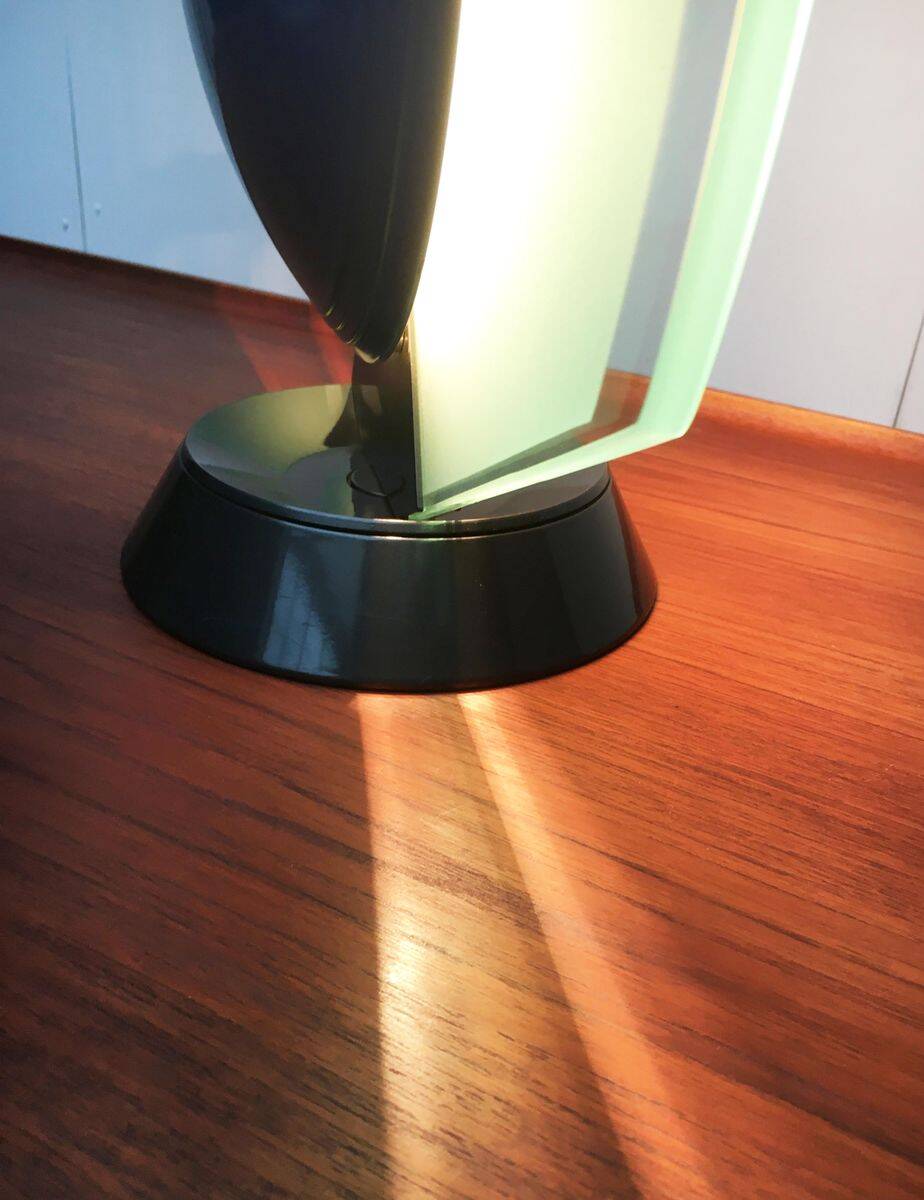 Postmodern table lamp Tikal by P.G. Ramella for Arteluce, 1980s.