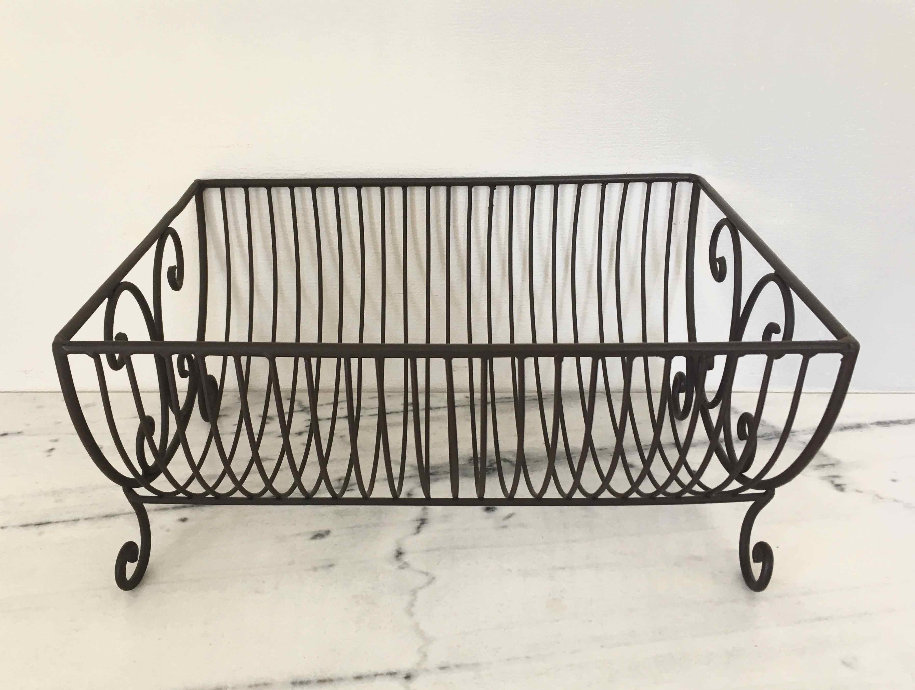 Wrought iron style dish drainer