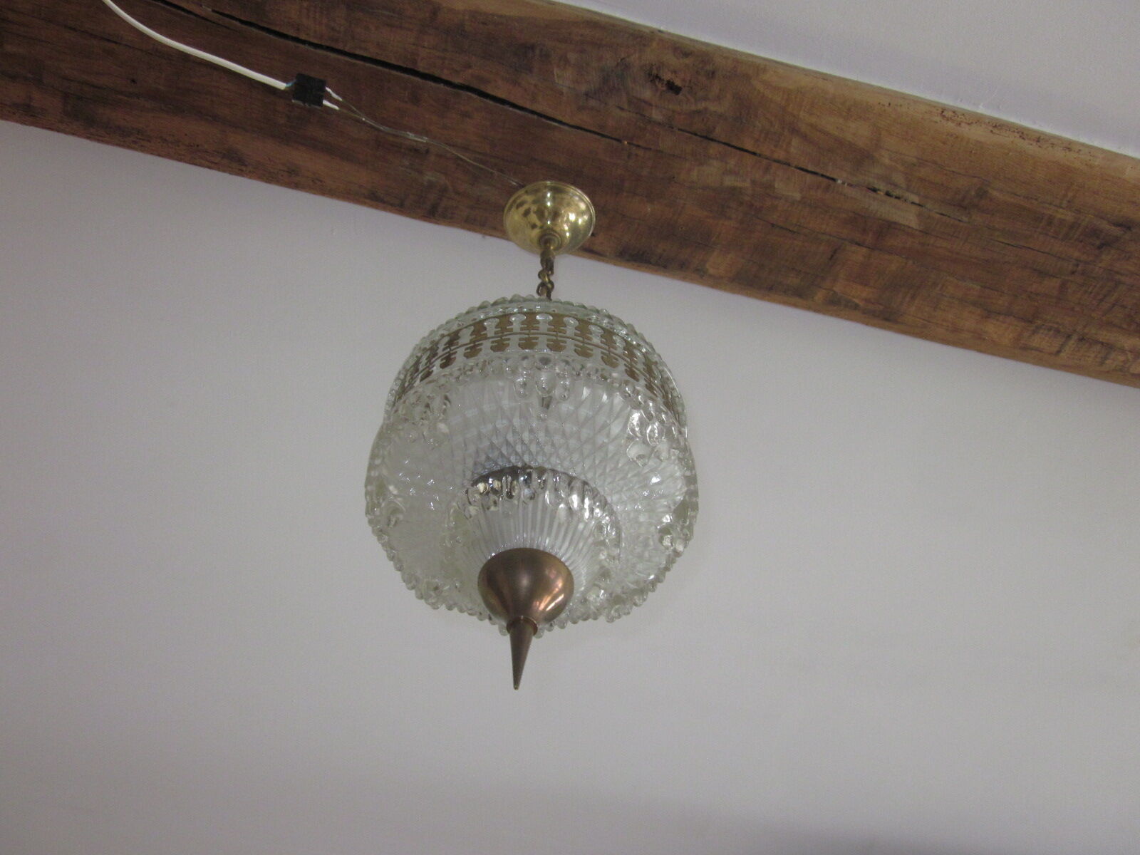 Art deco hanging lamp