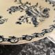 Assiettes plates Gien chardons