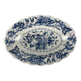 Petit plat ovale Ridgway modele "Pagoda", Staffordshire, Angleterre , 1980