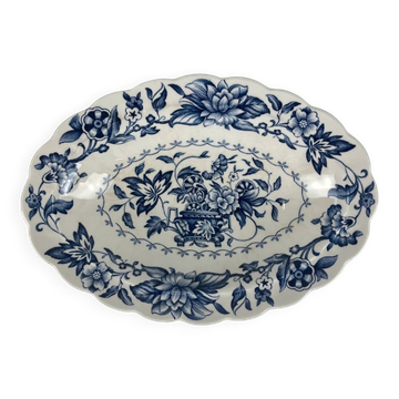 Small oval dish Ridgway model "Pagoda", Staffordshire, England, 1980.