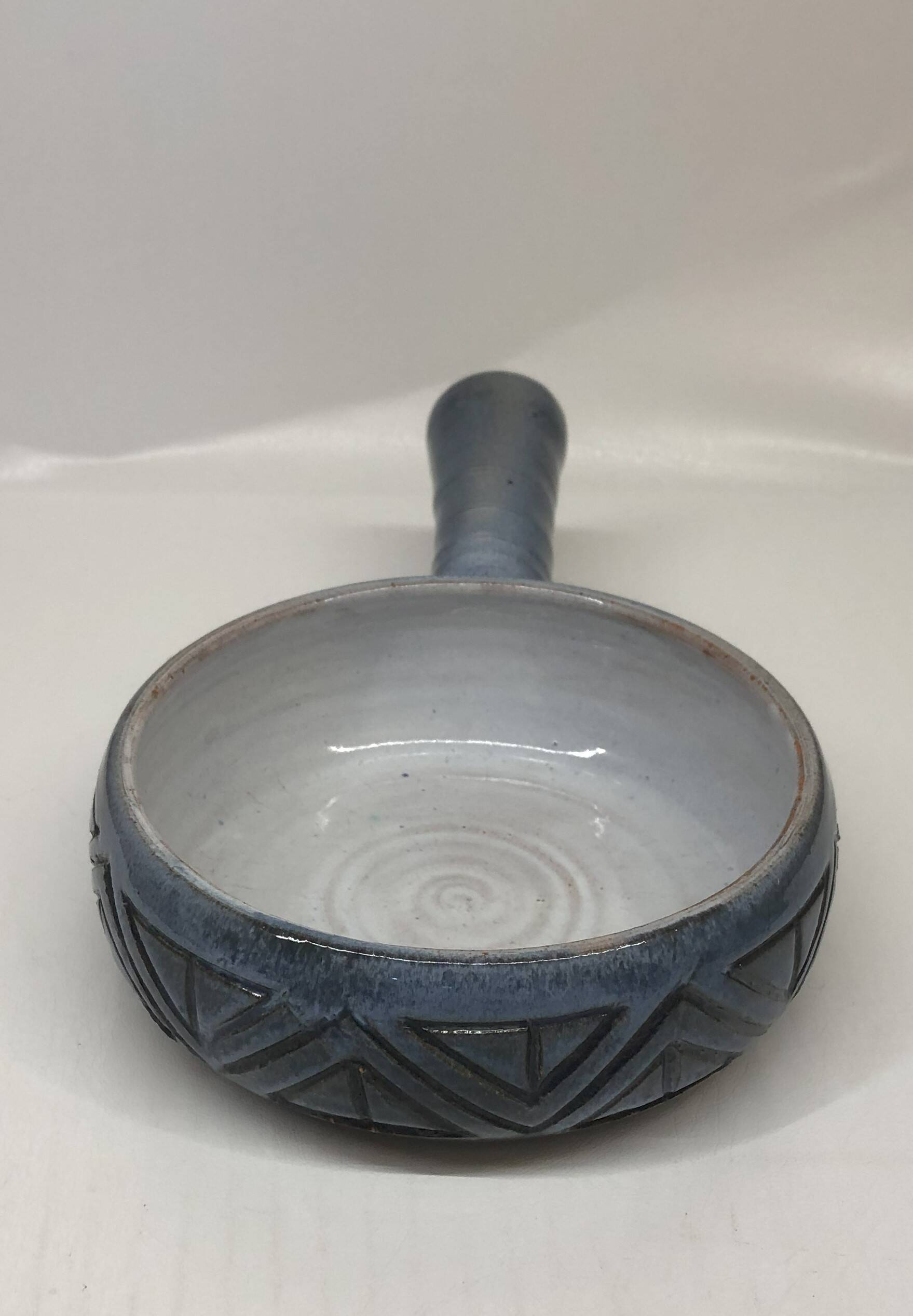 Scandinavian ceramic fondue pot