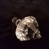 Crystal carafe on foot, vintage