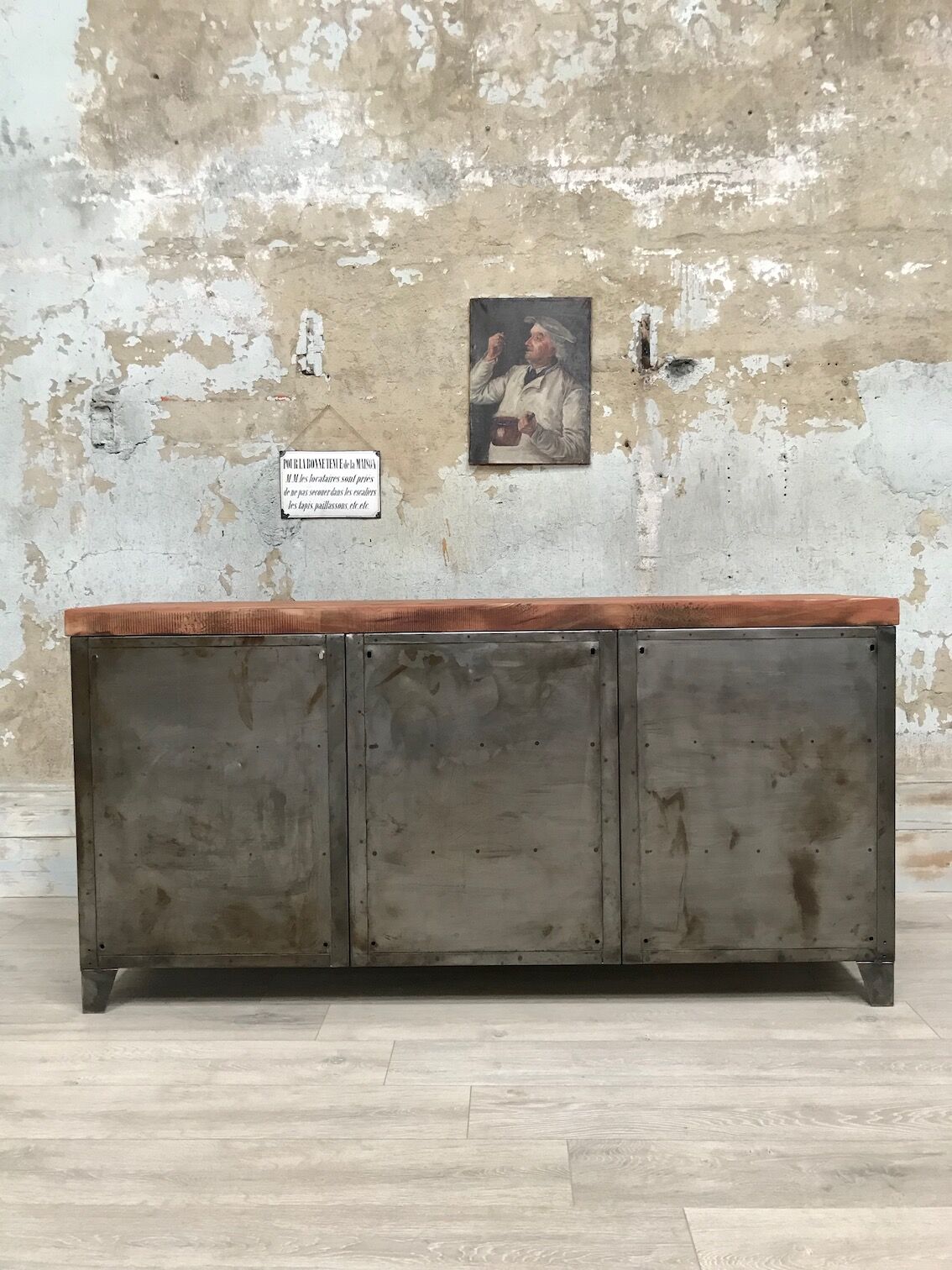 Industrial sideboard