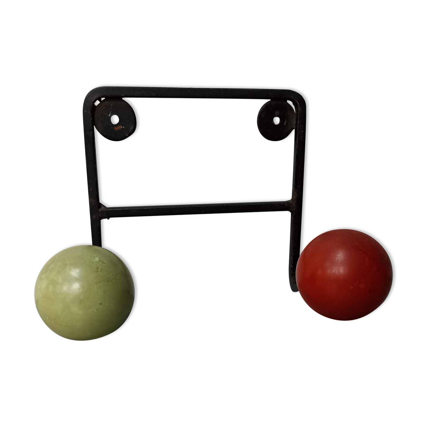 Vintage wall coat rack