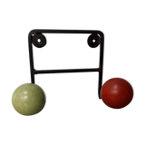 Vintage wall coat rack