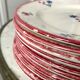 Set of 10 dessert plates badonviller model "dany" years 30-40