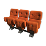 Movies x 3 orange 1970 armchair
