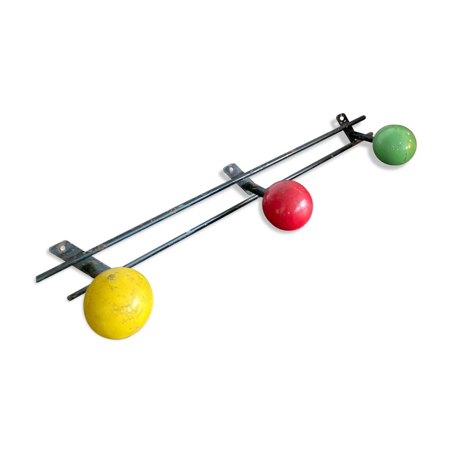 Vintage ball coat holder