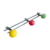 Vintage ball coat holder
