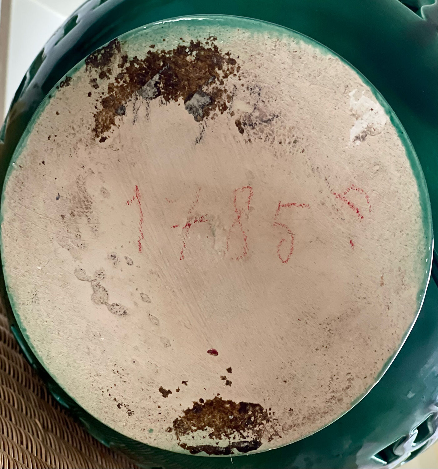 Antique ceramic lamp