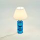 Pair of Mid-Century Glass & Brass Bedside/Table Lamps by C.Fagerlund, 1960s