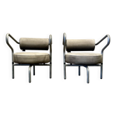 Paire de fauteuils design "the natural choice".