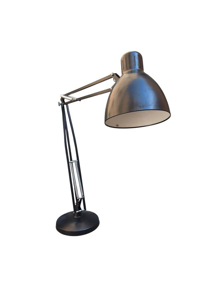 The Great JJ black floor lamp by Jac Jacobsen for Luxit Leucos, 1980s
