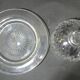 Webb Corbett crystal butter dish / vintage