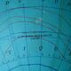 Globe terrestre vintage 1965