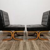 Czechoslovakian Armchairs by Ludvik Volak for Holes Tree, Set of 2