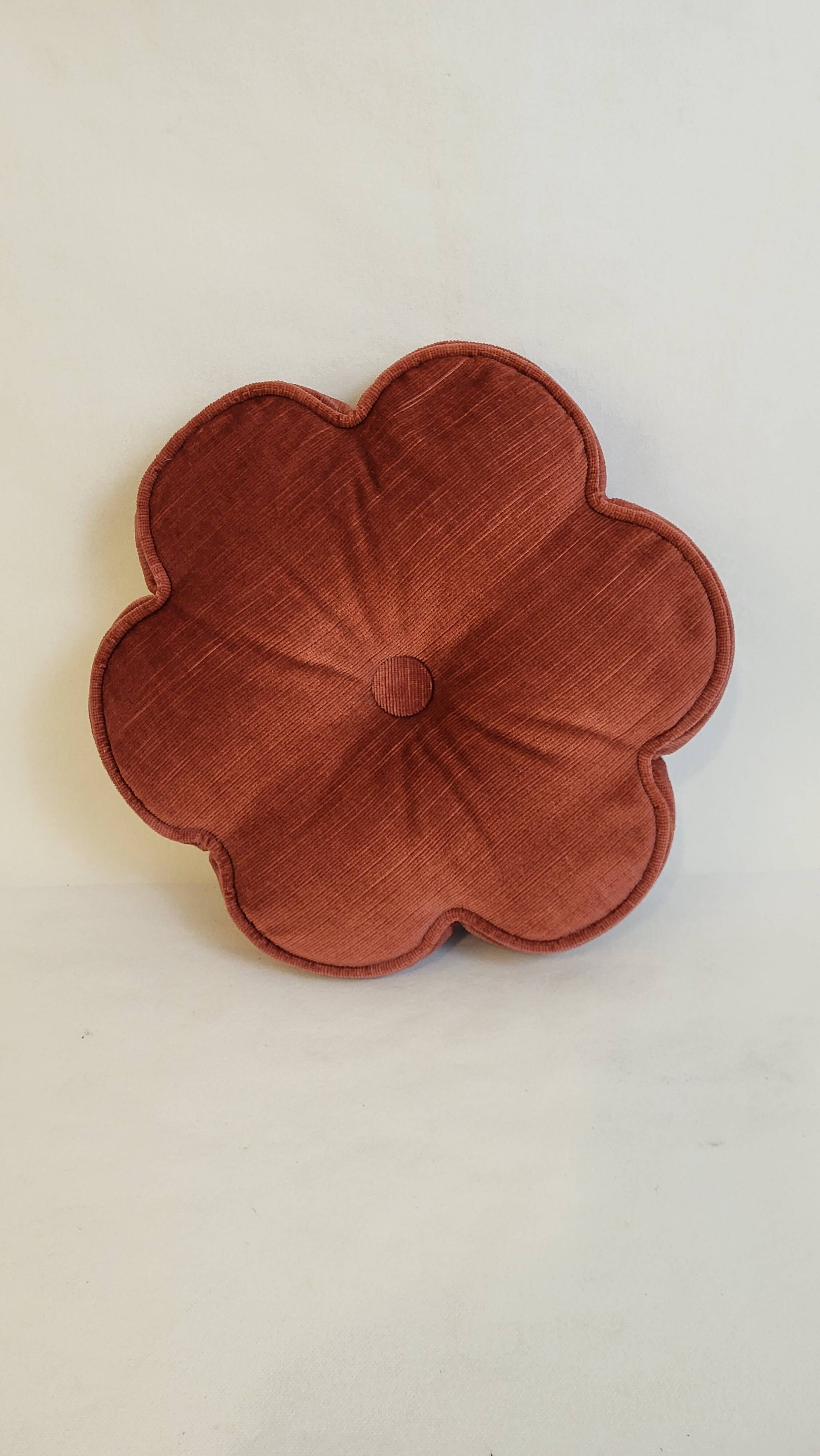 Vintage Flowers Velvet Cushion