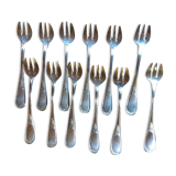12 oyster forks