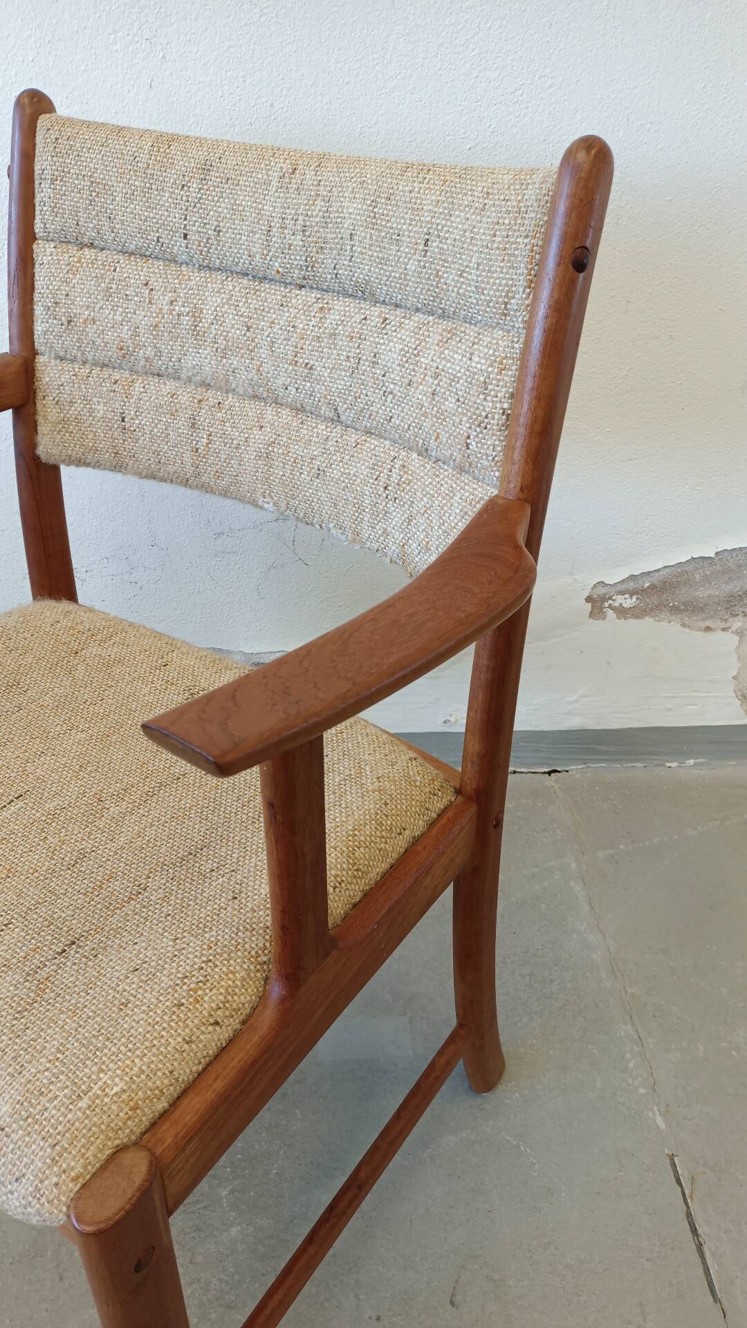Scandinavian armchair in teak