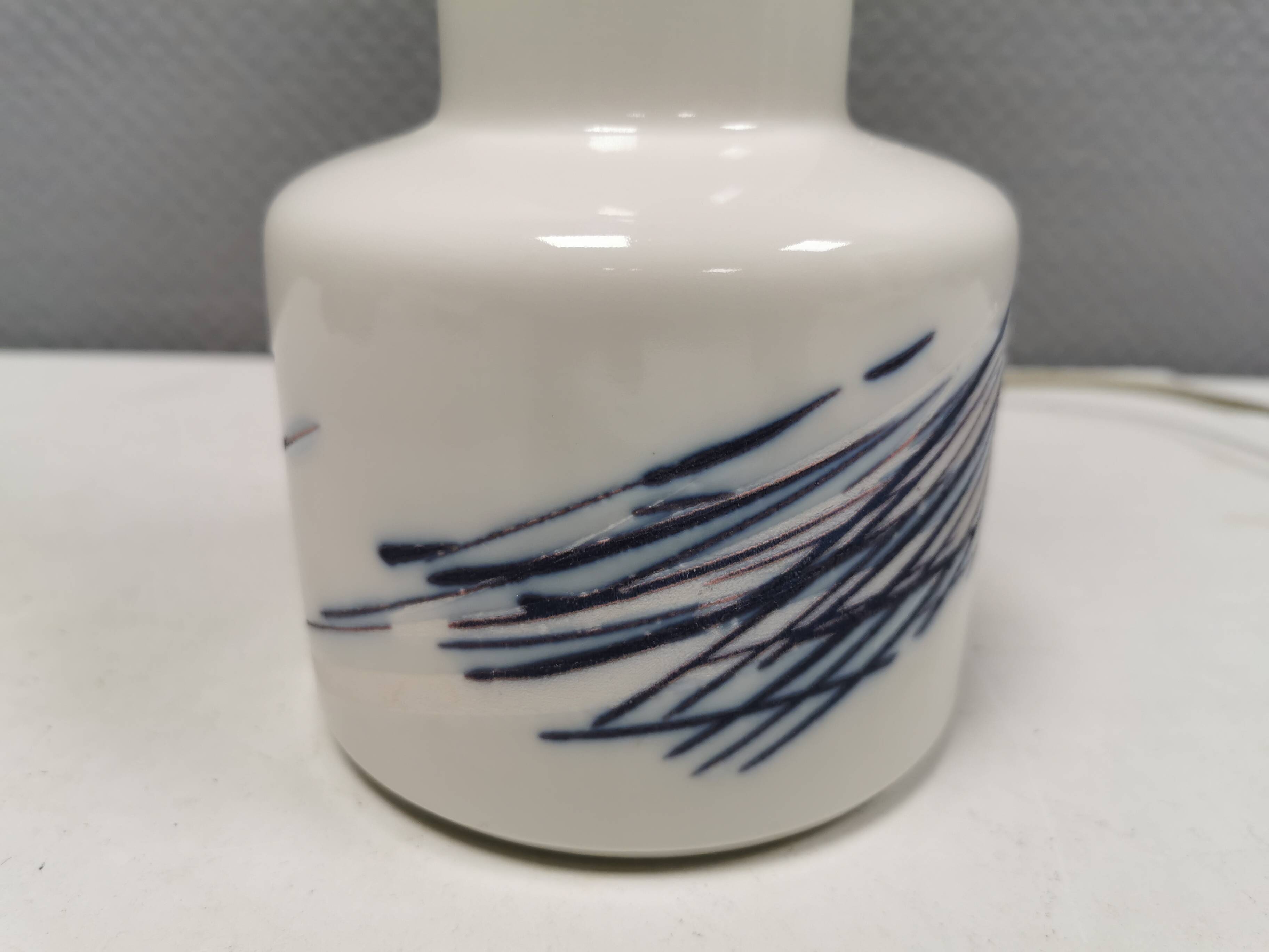 Royal Copenhagen Avena porcelain table lamp no. 22792, designed by Ivan Weiss (IW)