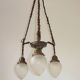 An Art Deco chandelier from the 1930s