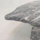 Italian marble leaf shape coffee table, 1980's