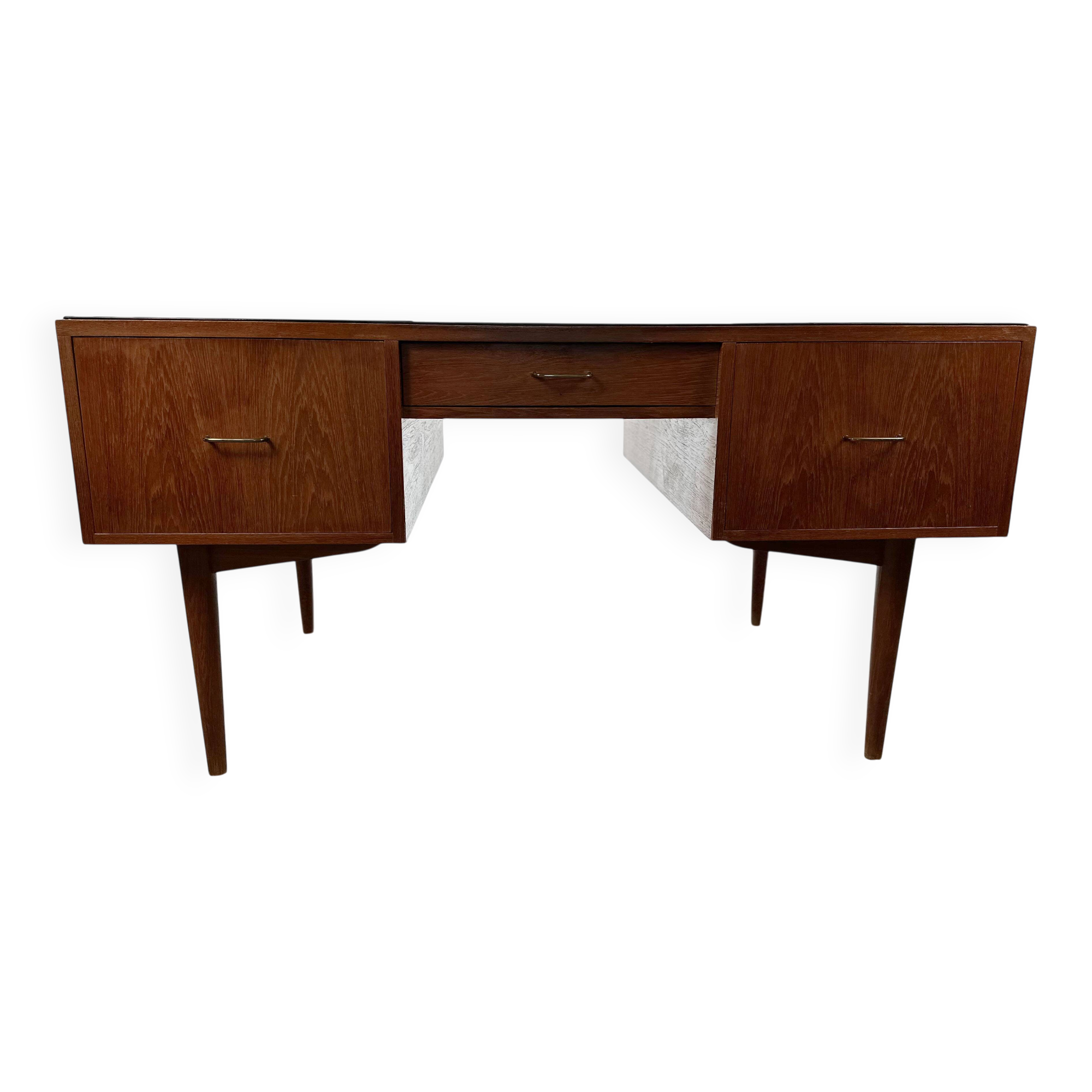 Grand bureau vintage de style moderne du milieu du siècle.