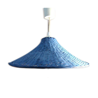 Blue wicker suspension