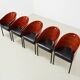 Philippe Starck Set of 5 Costes Dining Chairs for Driade Aleph Italy 1984