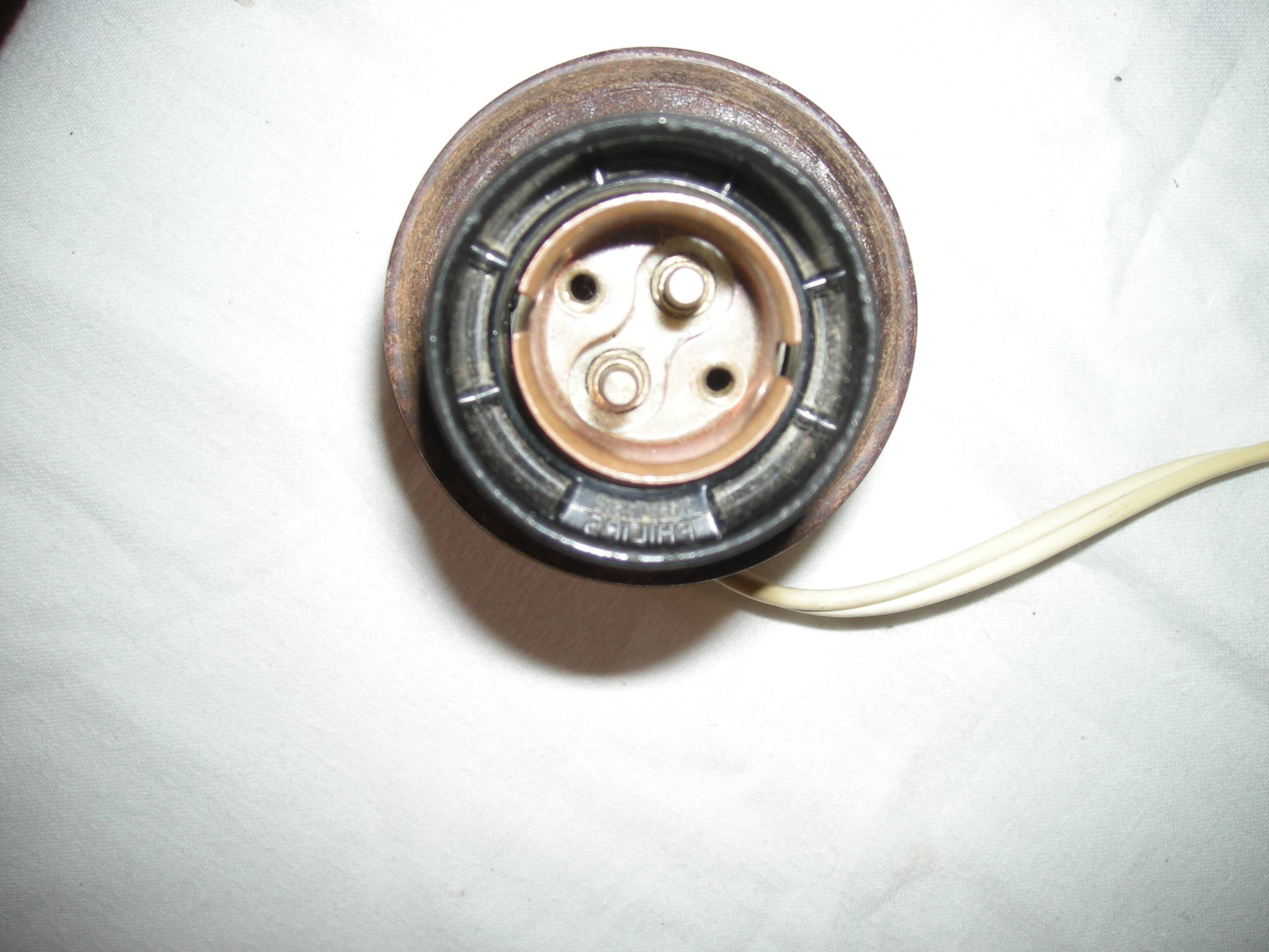 Scandinavian Philips bedside lamp from the 60s