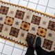 Tapis Vintage Savonnerie en Laine (77cm x 146cm), Années 1960