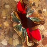 Vintage ceramic bowl / pocket bowl attributed to Vallauris.