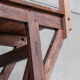 Antique industrial wooden french staircase