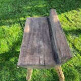 Primitive wooden butcher's ball